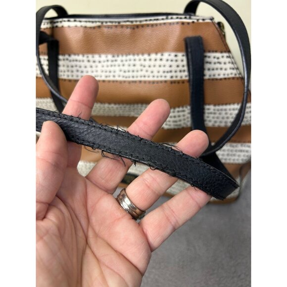 Fossil Rachel Striped Polka Dot Tote Bag - Picture 4 of 15
